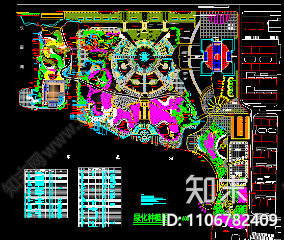种植cad景观图施工图下载【ID:1106782409】