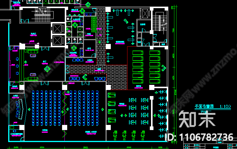 健身会所cadcad施工图下载【ID:1106782736】