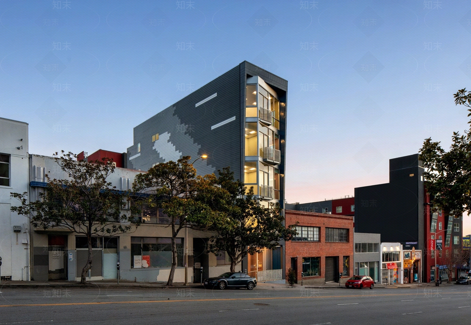 白天街道外景贴图下载【ID:1106792867】