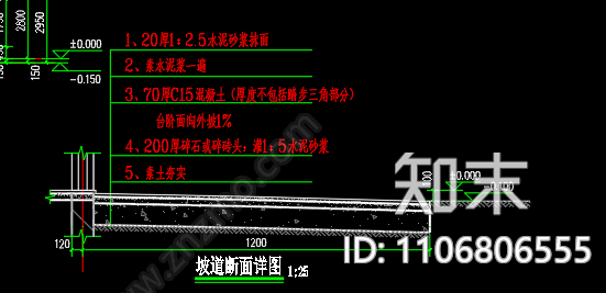 车门小区车库建筑图cad施工图下载【ID:1106806555】