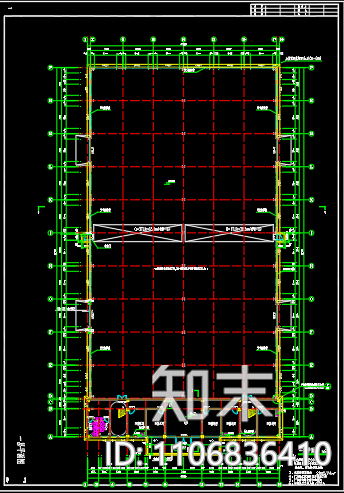 标准化厂房建筑图施工图施工图下载【ID:1106836410】