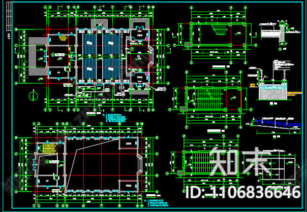 官塘复兴堂建筑施工图cad施工图下载【ID:1106836646】