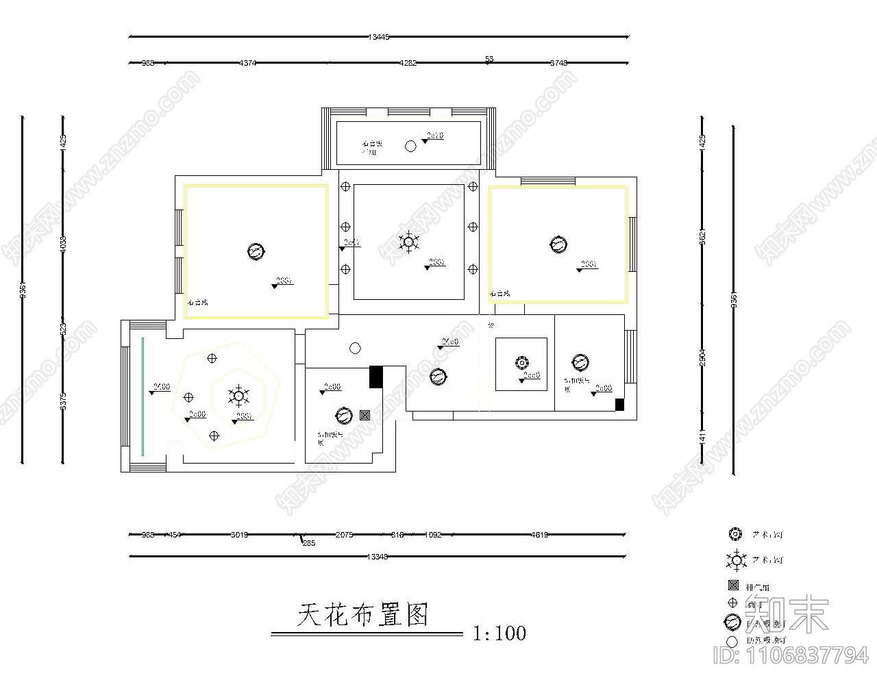 吉粮康郡cad施工图下载【ID:1106837794】