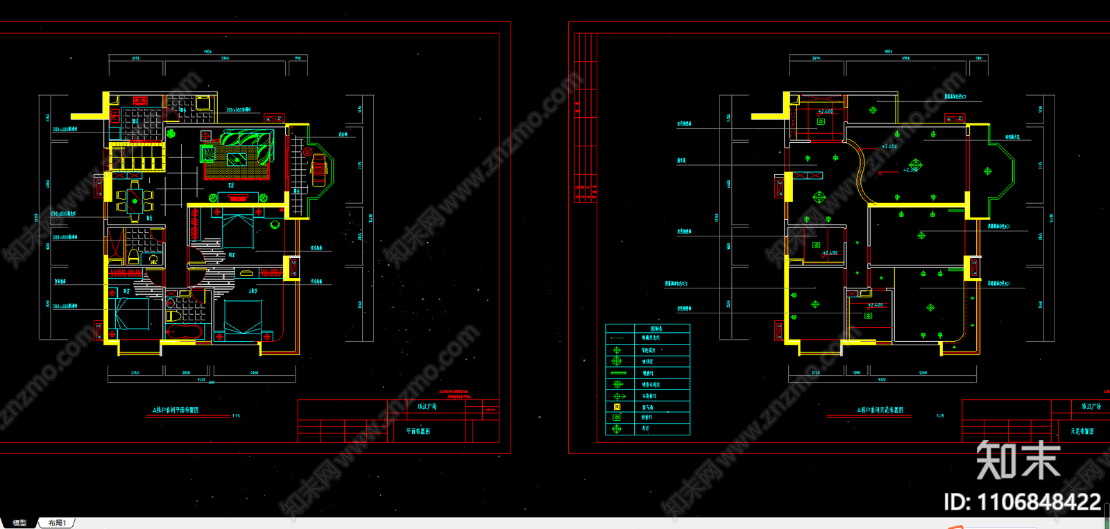 独立小型别墅全套施工图cad施工图下载【ID:1106848422】