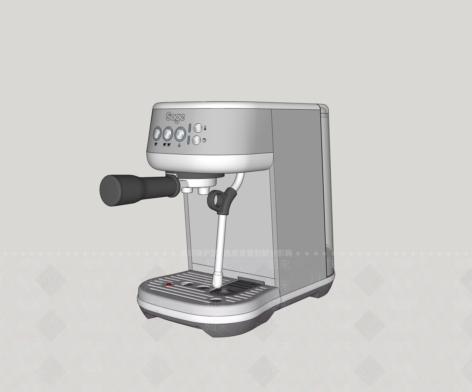 现代咖啡机SU模型下载【ID:1106866025】