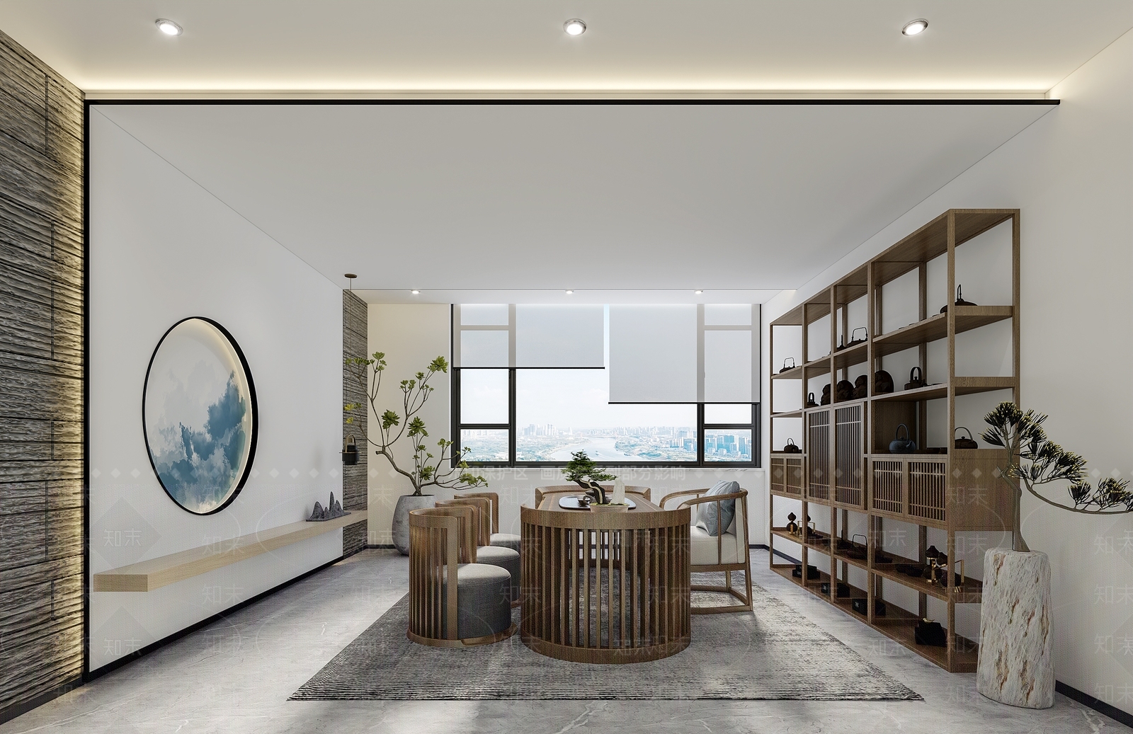 现代公司前台3D模型下载【ID:1106870434】