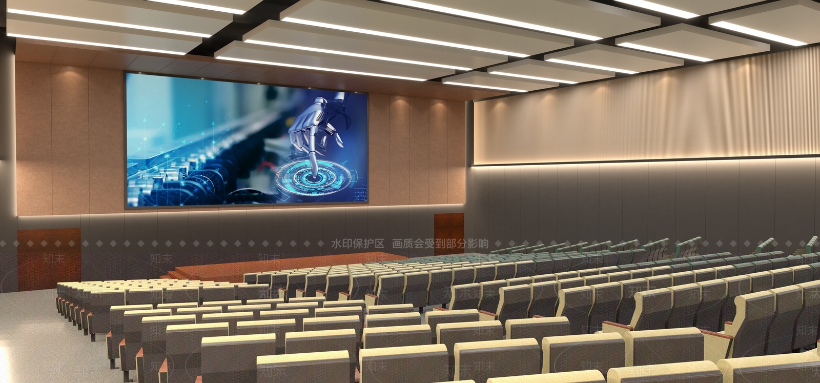现代报告厅SU模型下载【ID:1106969200】