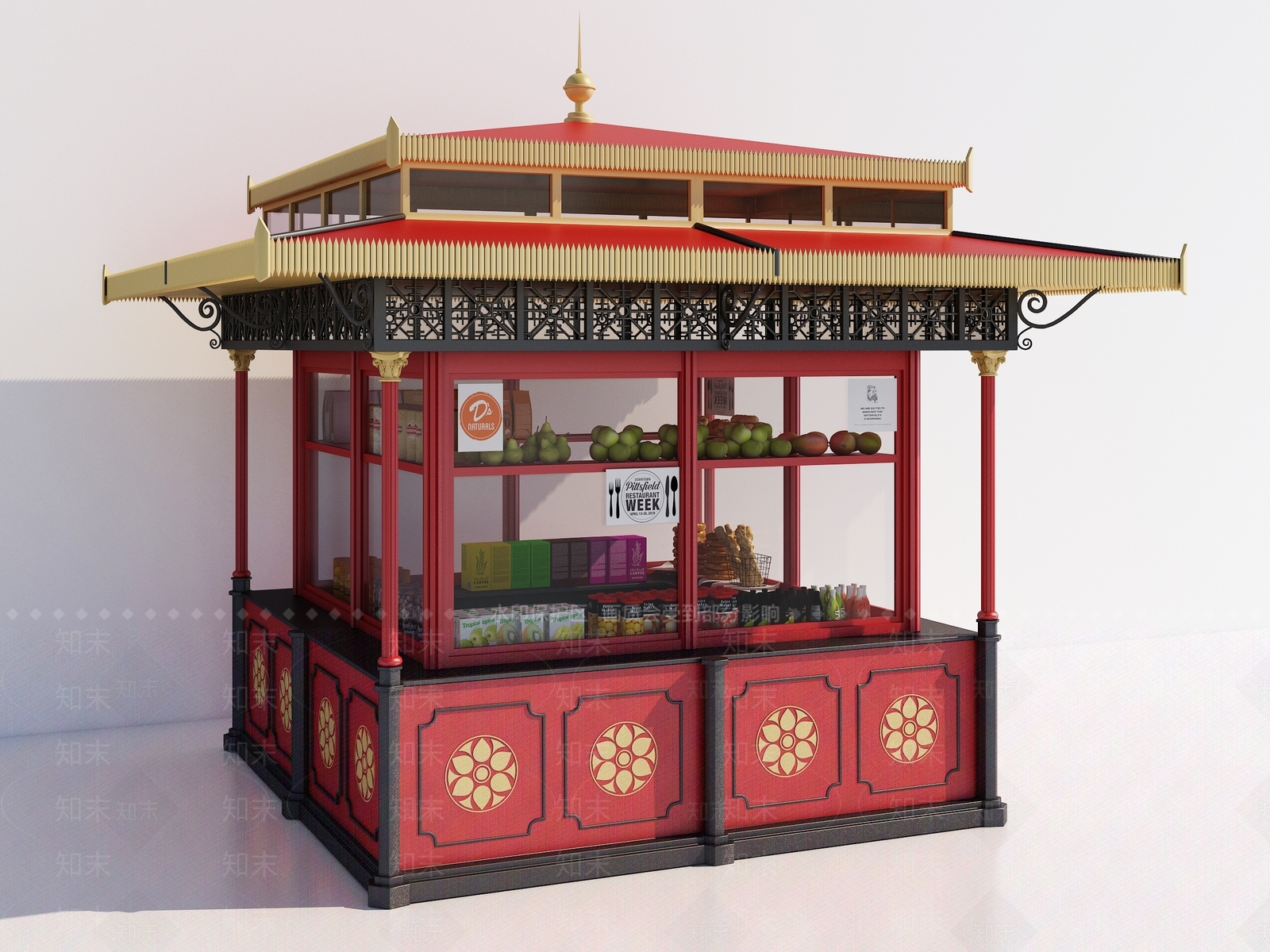 现代零食店3D模型下载【ID:1106877856】
