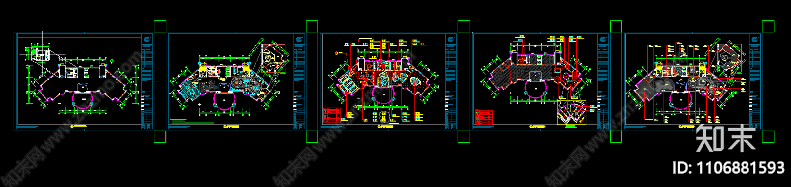 儿童室内游乐园施工图cad施工图下载【ID:1106881593】