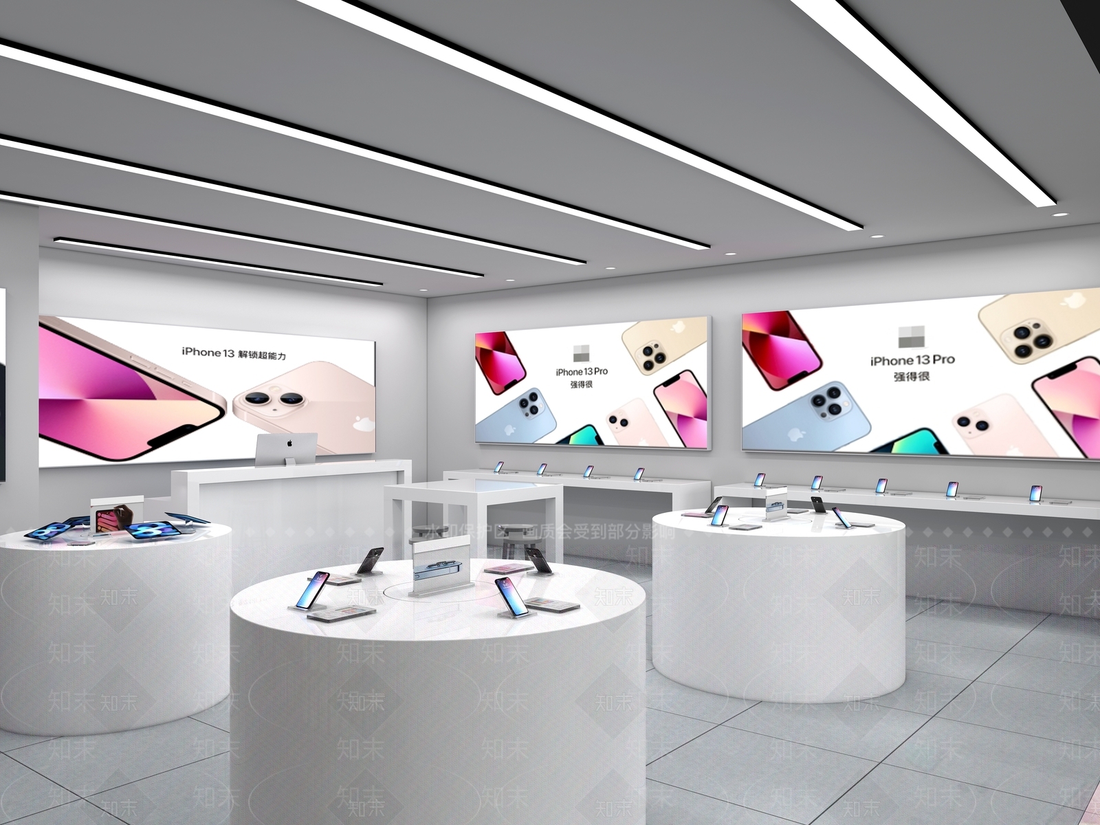 现代苹果apr体验店3D模型下载【ID:1106892801】