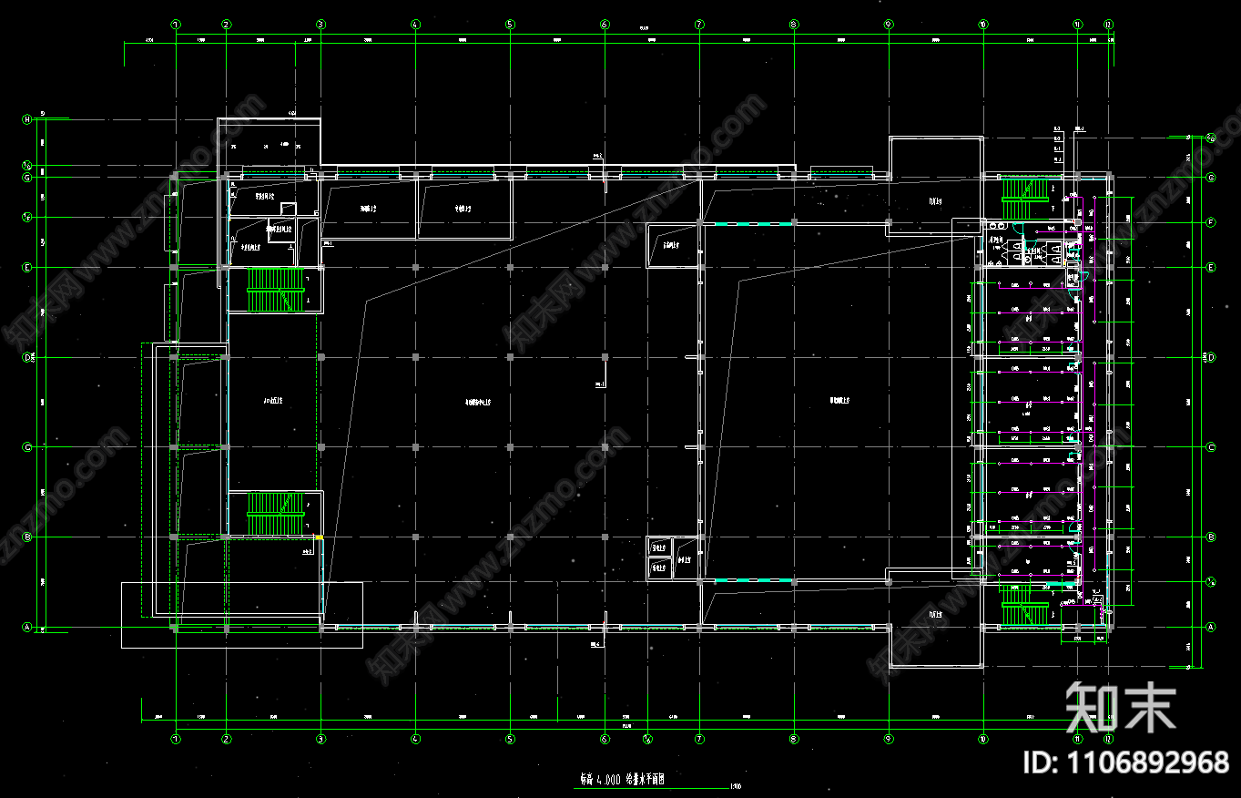 政府办公大楼给排水和消防全套图施工图下载【ID:1106892968】