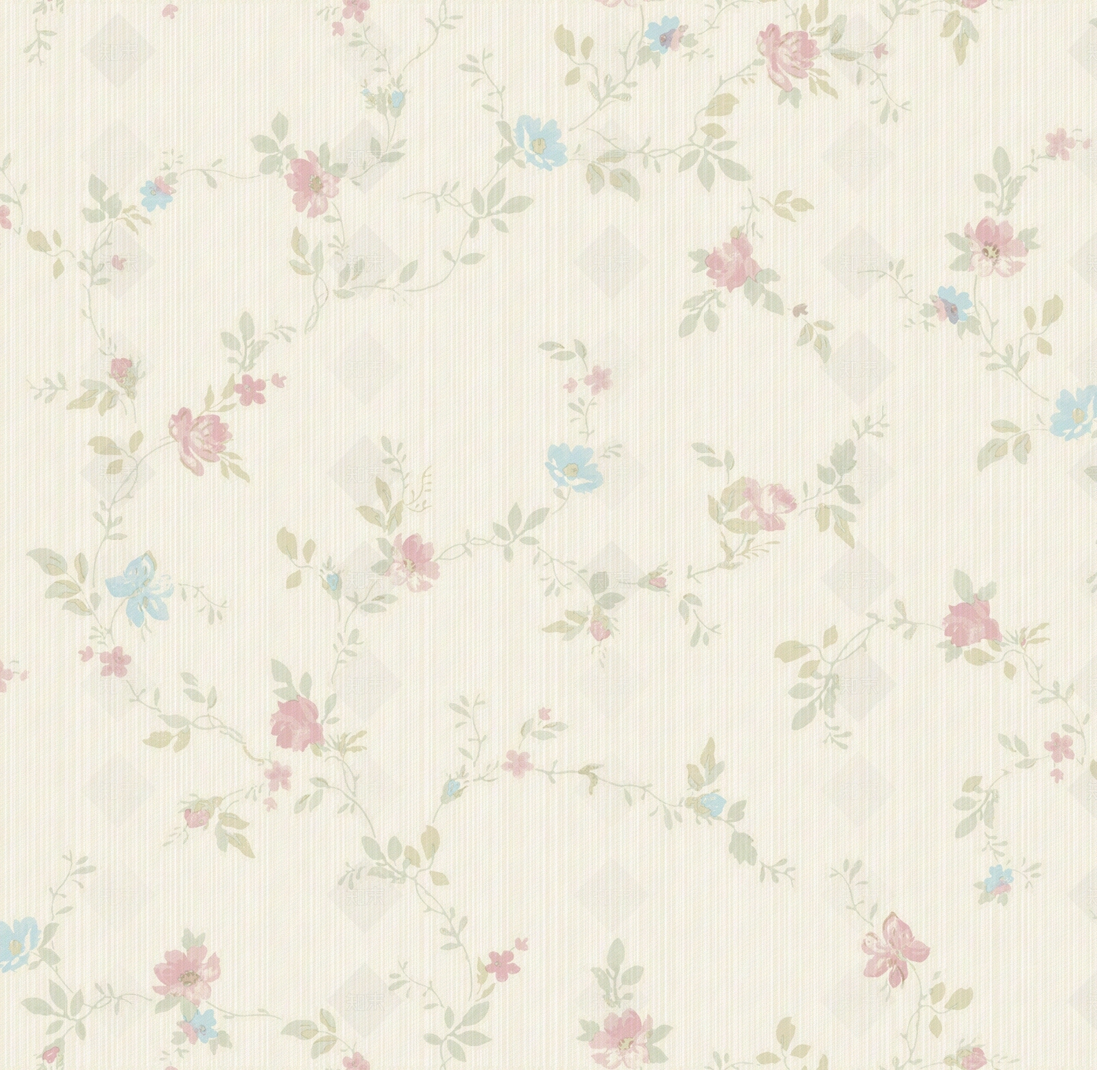 欧式小清新碎花壁纸贴图下载【ID:1106920406】