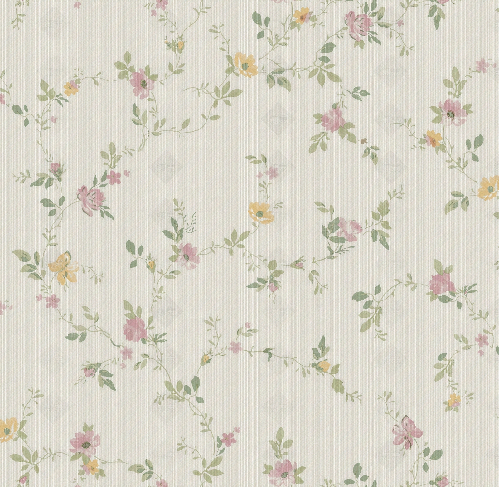 欧式小清新碎花壁纸贴图下载【ID:1106920721】