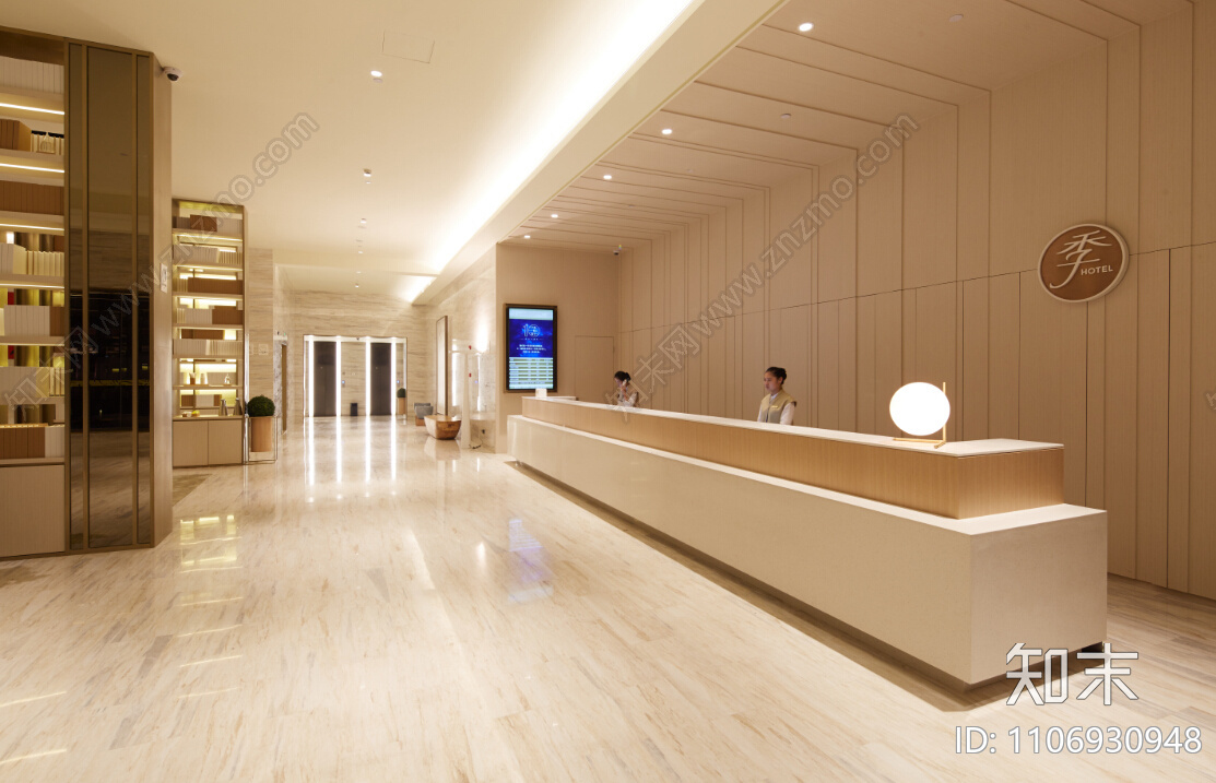 全季酒店施工图全套附软装方案cad施工图下载【ID:1106930948】