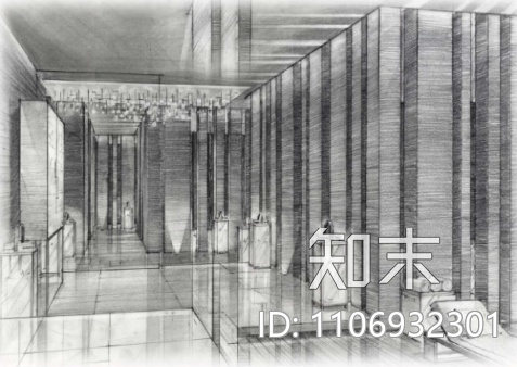 YABU杭州柏悦酒店施工图cad施工图下载【ID:1106932301】