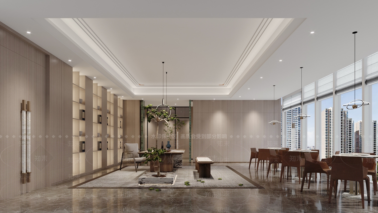 现代茶水间3D模型下载【ID:1106934960】