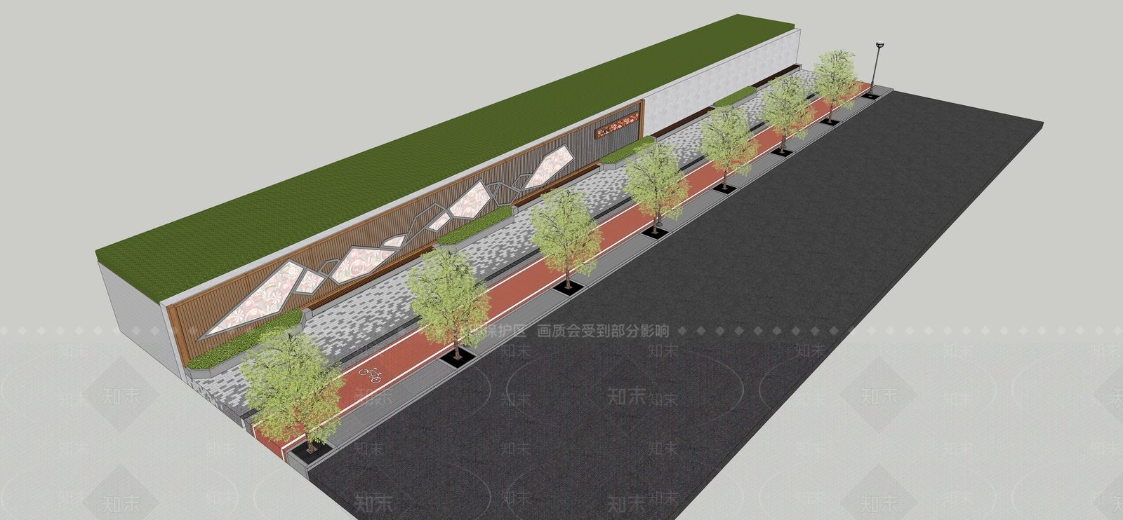现代乔木SU模型下载【ID:1106953681】