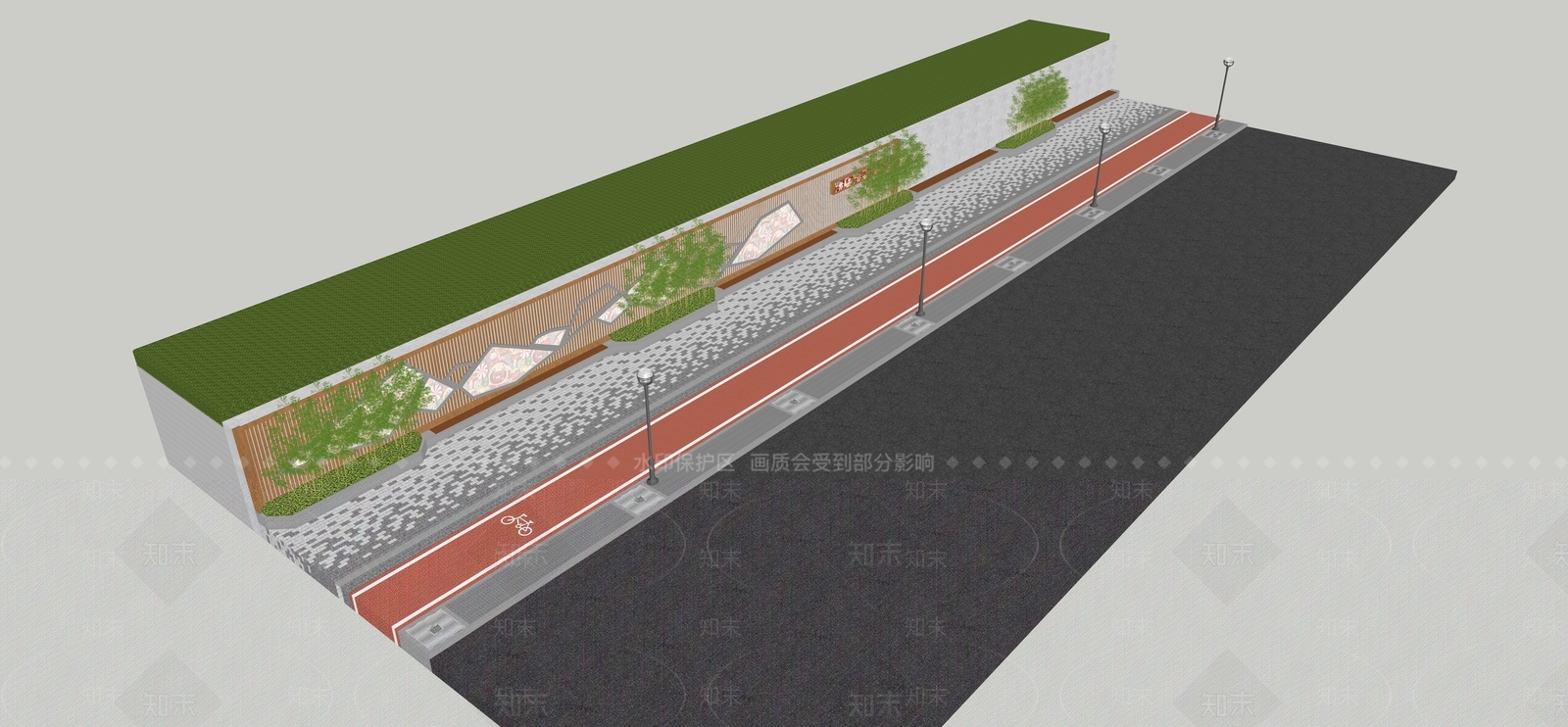 现代竹类SU模型下载【ID:1106953751】