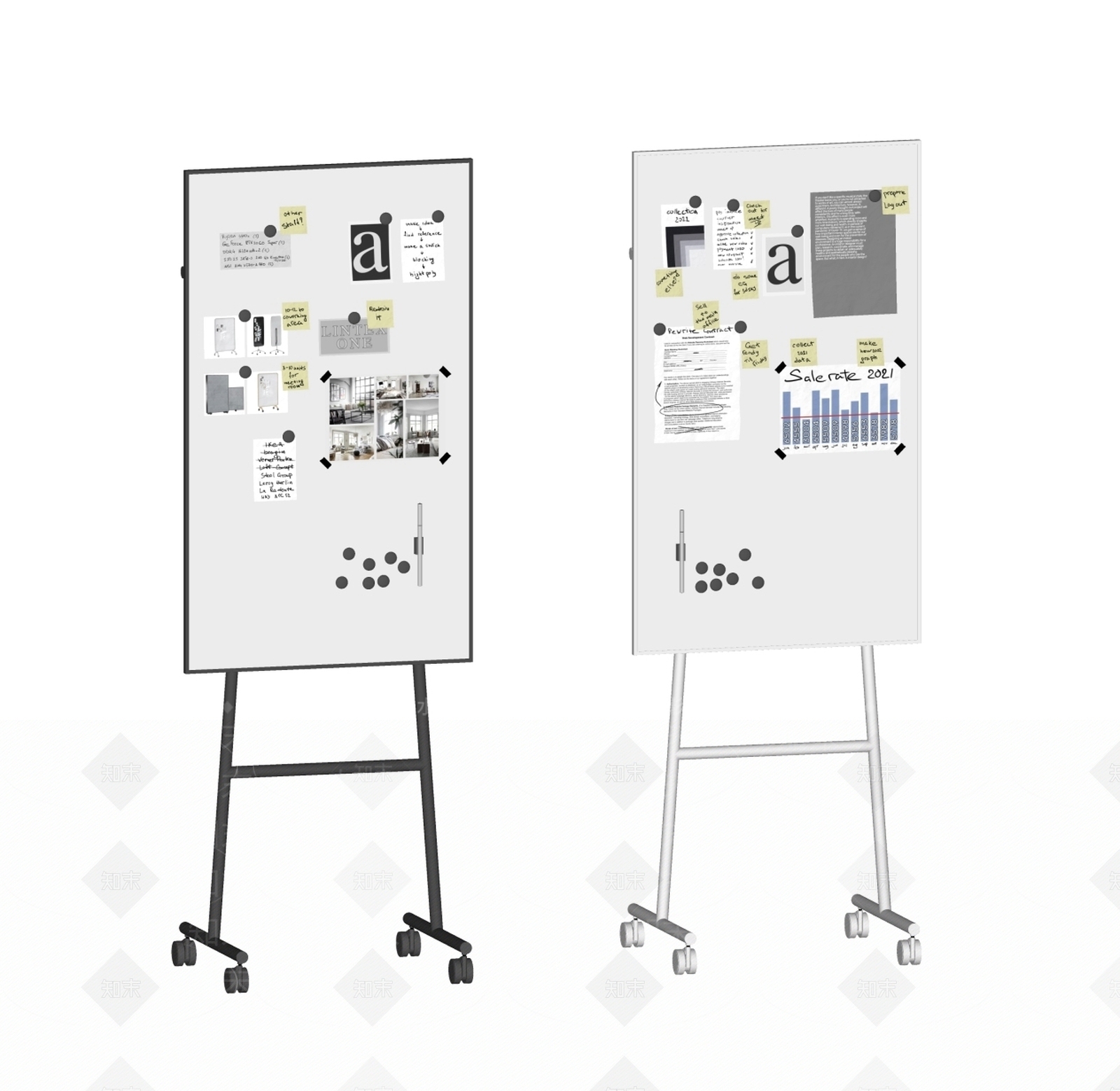 现代展示用品SU模型下载【ID:1106971644】