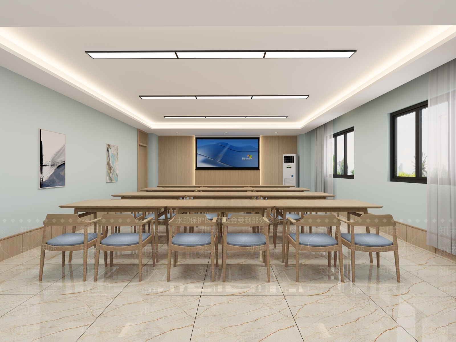 现代活动中心3D模型下载【ID:1106983103】