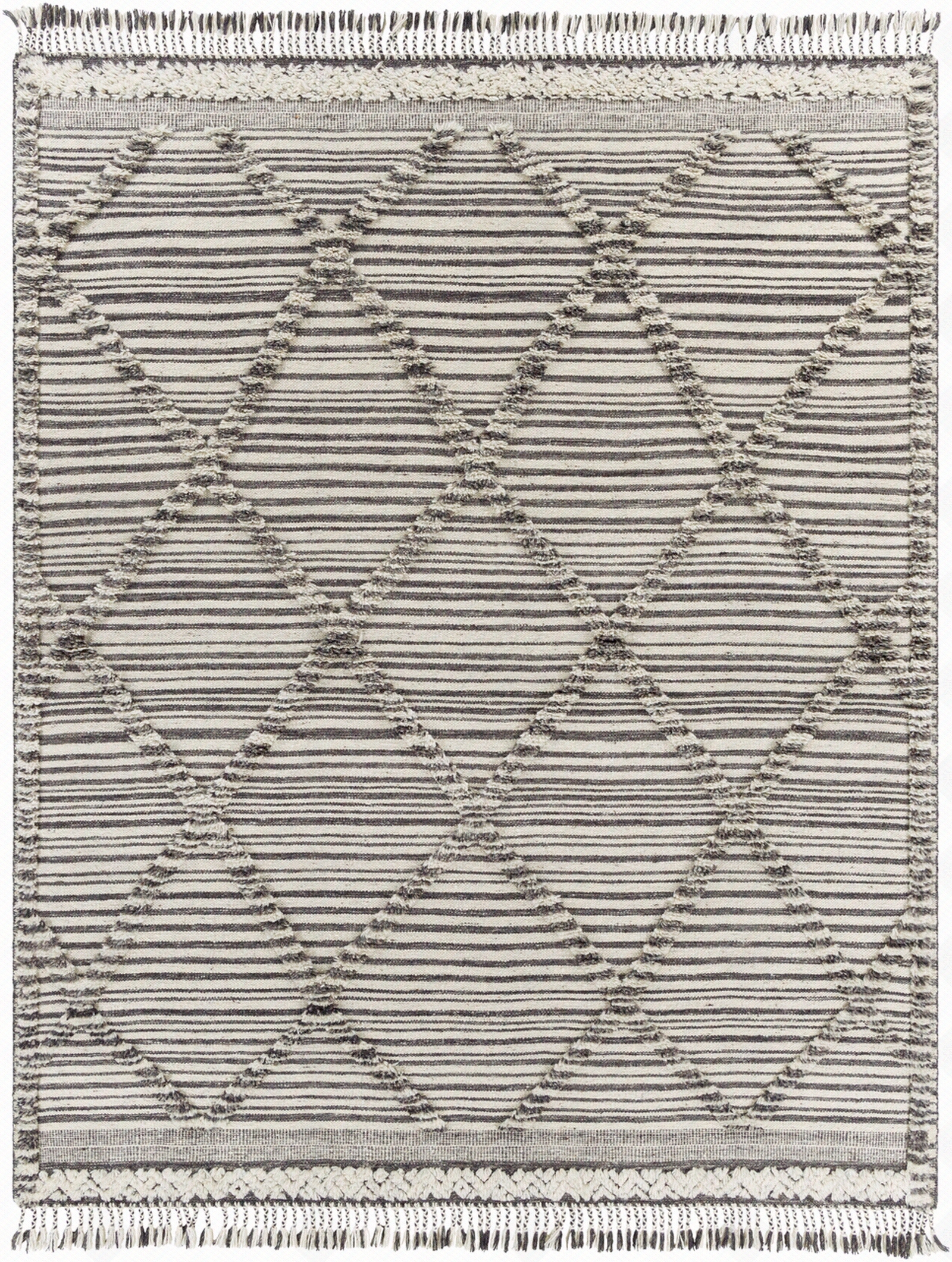 简欧黑白花纹毛绒地毯贴图下载【ID:1106992929】