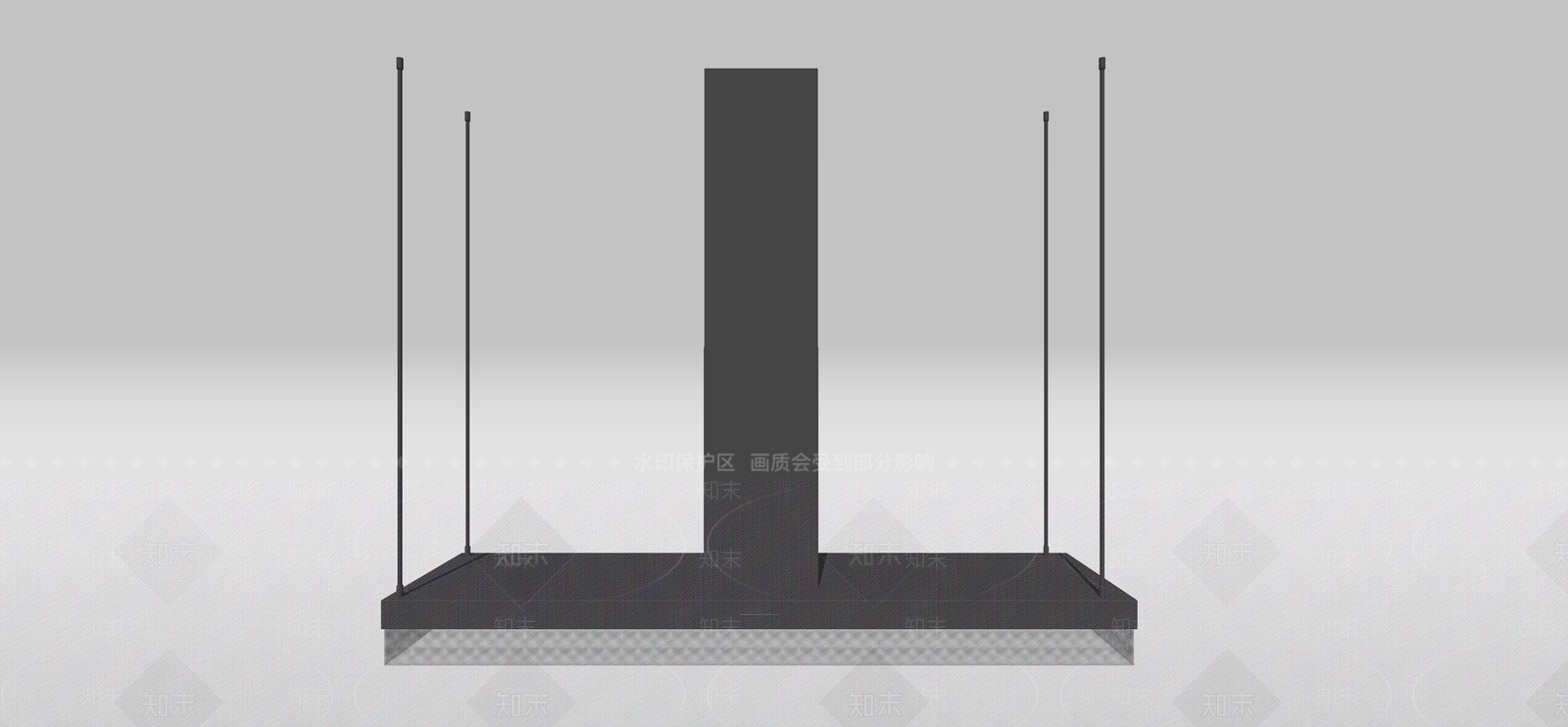 现代中岛台油烟机SU模型下载【ID:1106996302】