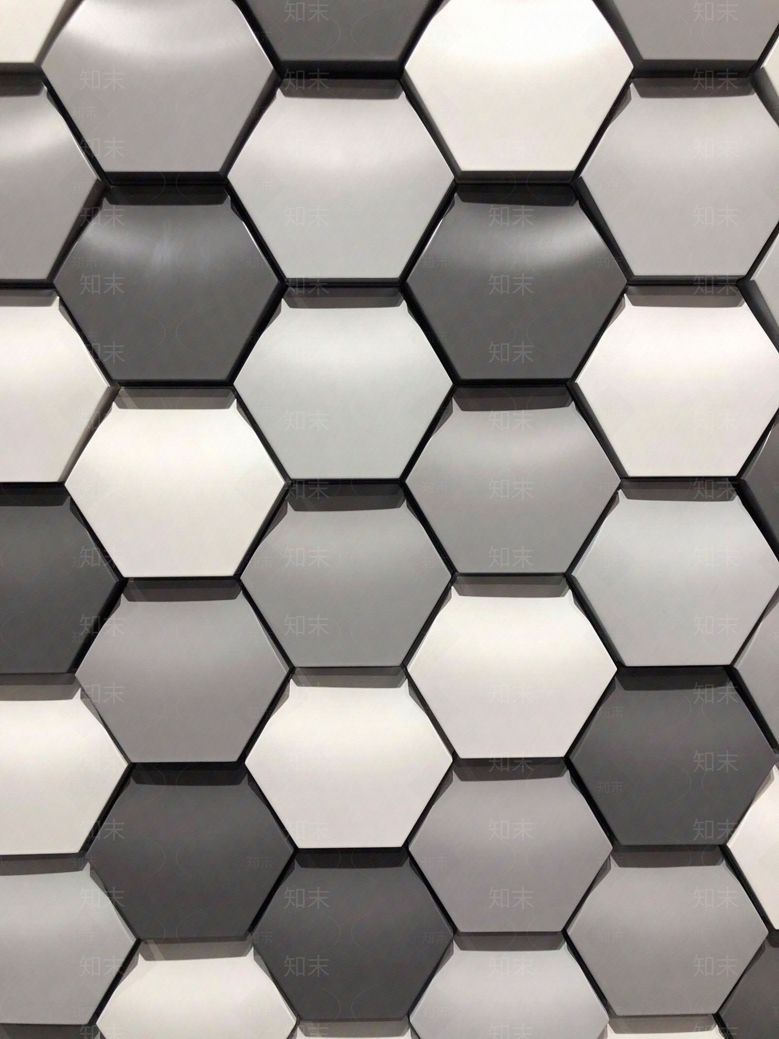三维立体几何灰色瓷砖贴图下载