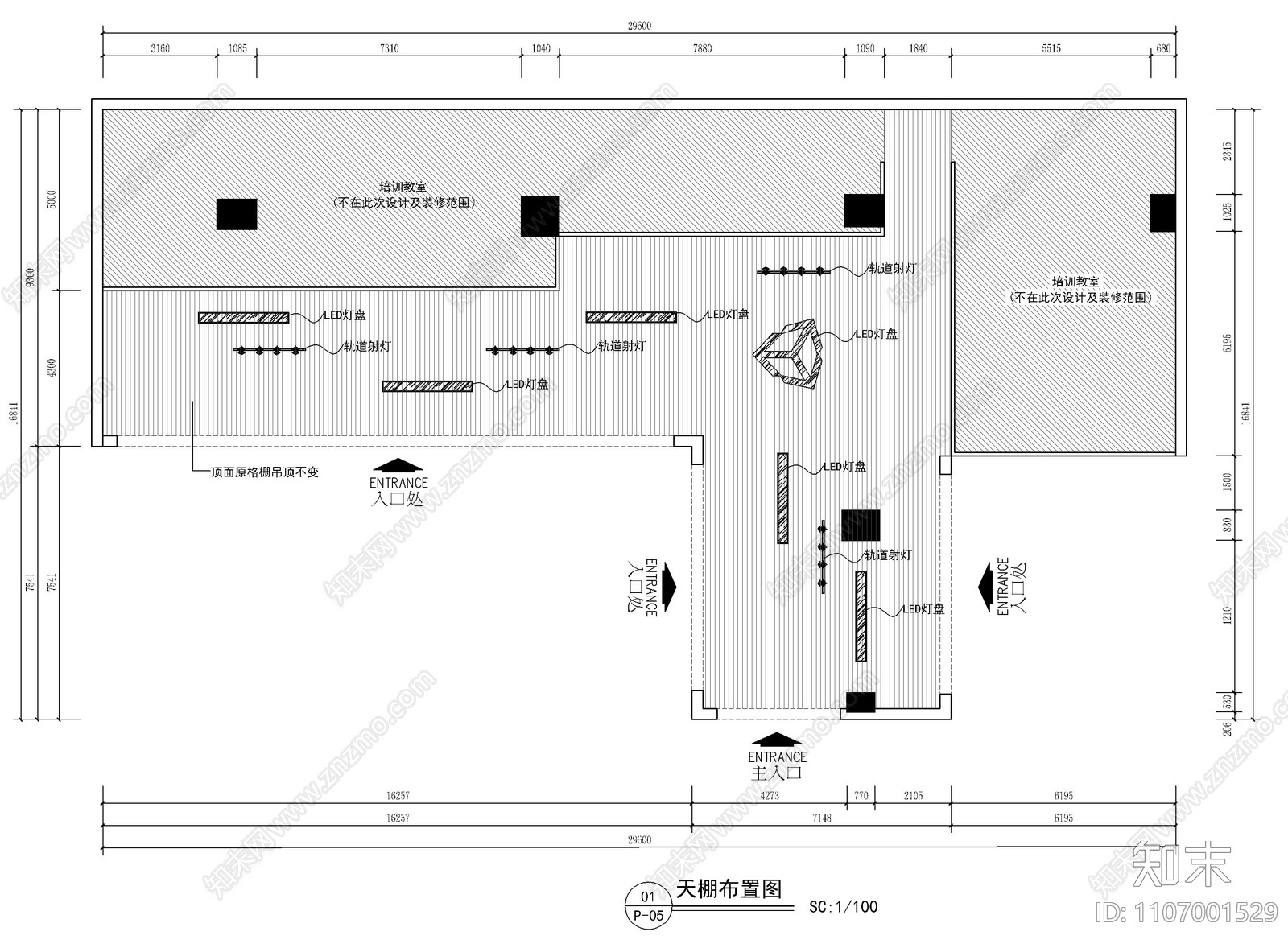 智能VR体验售卖馆CAD施工图施工图下载【ID:1107001529】