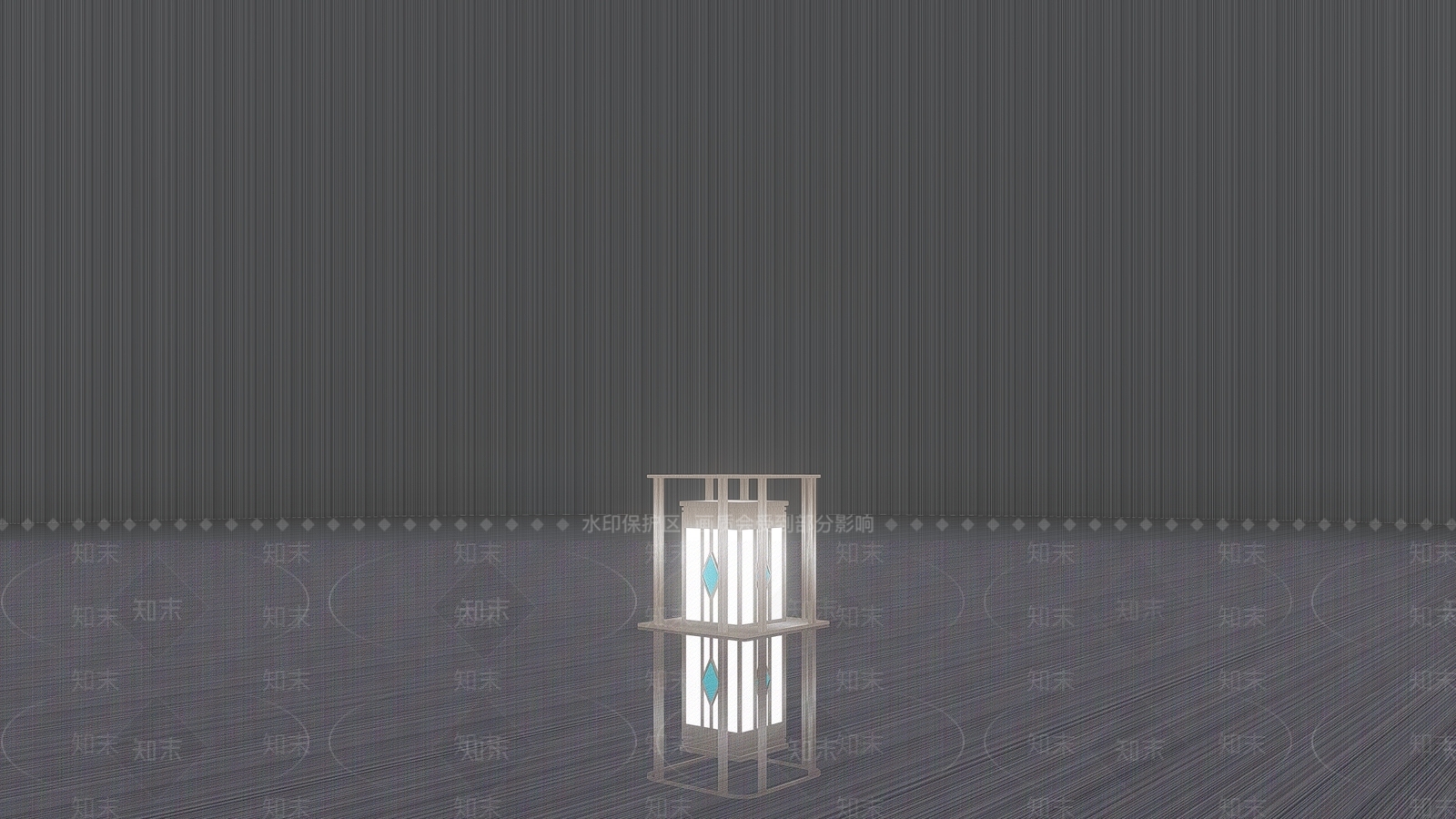 现代景观灯SU模型下载【ID:1107003708】
