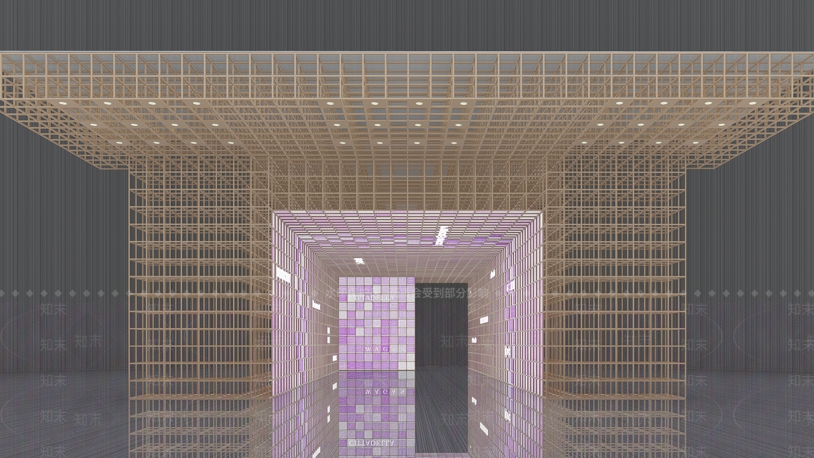 现代艺术展厅SU模型下载【ID:1222284259】