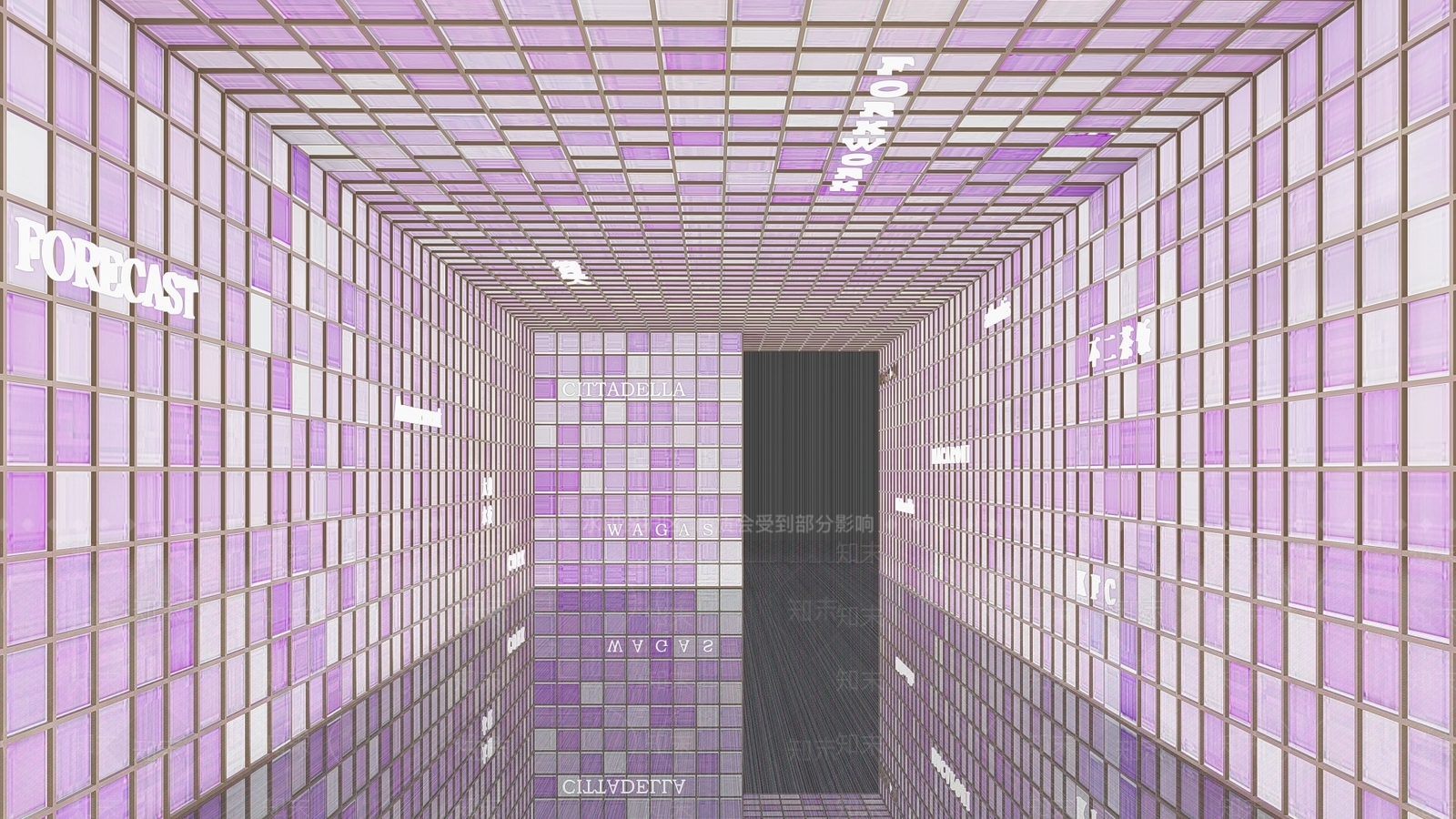 现代艺术展厅SU模型下载【ID:1222284259】