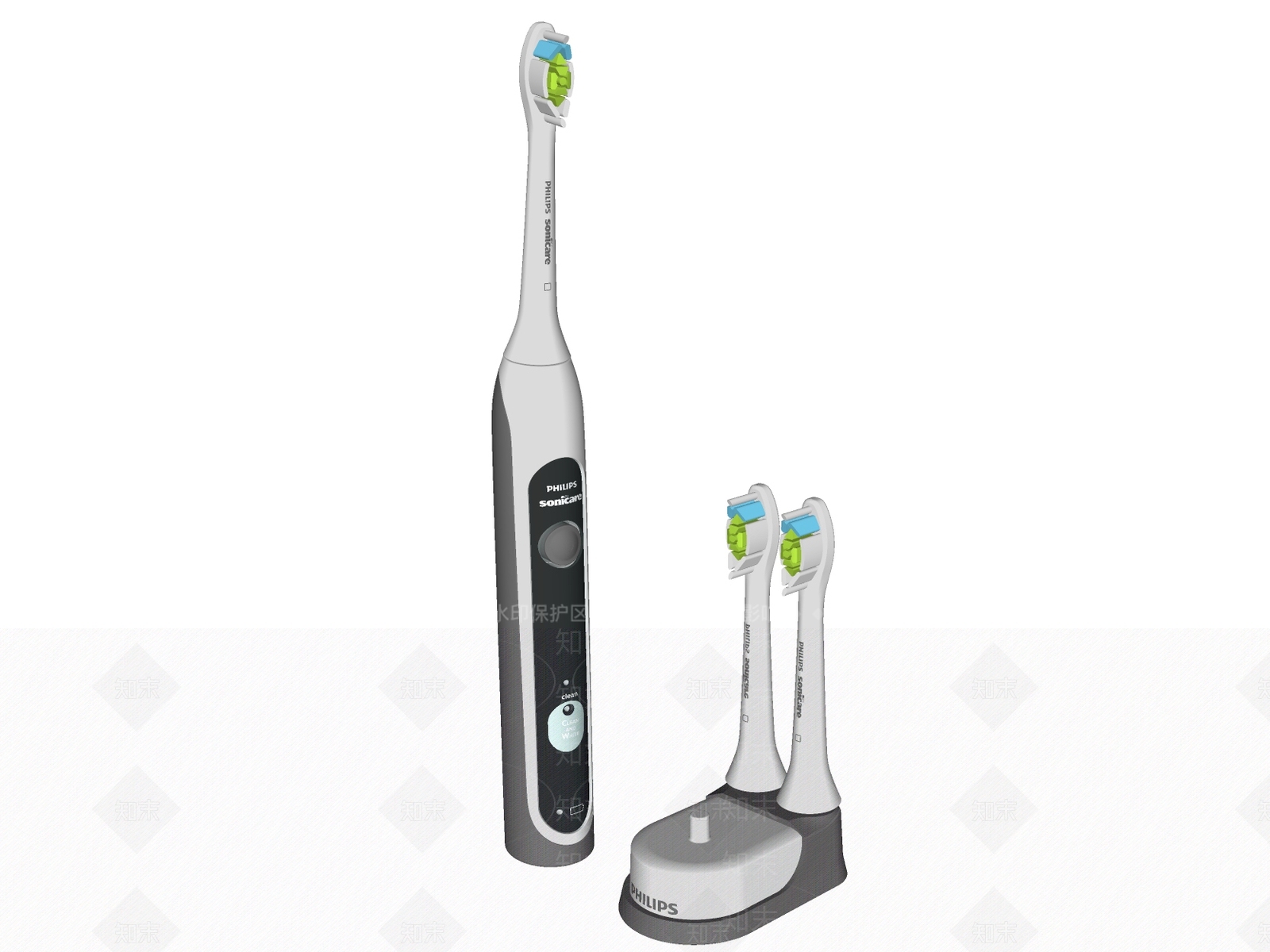 现代牙刷SU模型下载【ID:1107007902】