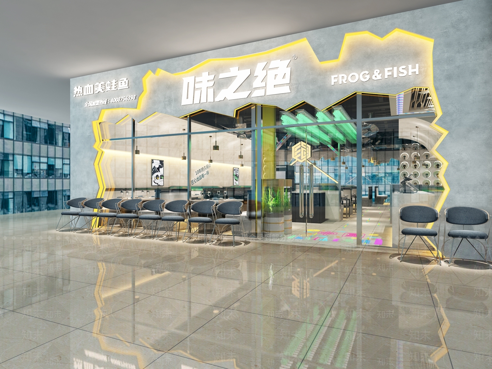 工业风火锅店3D模型下载【ID:1107008256】