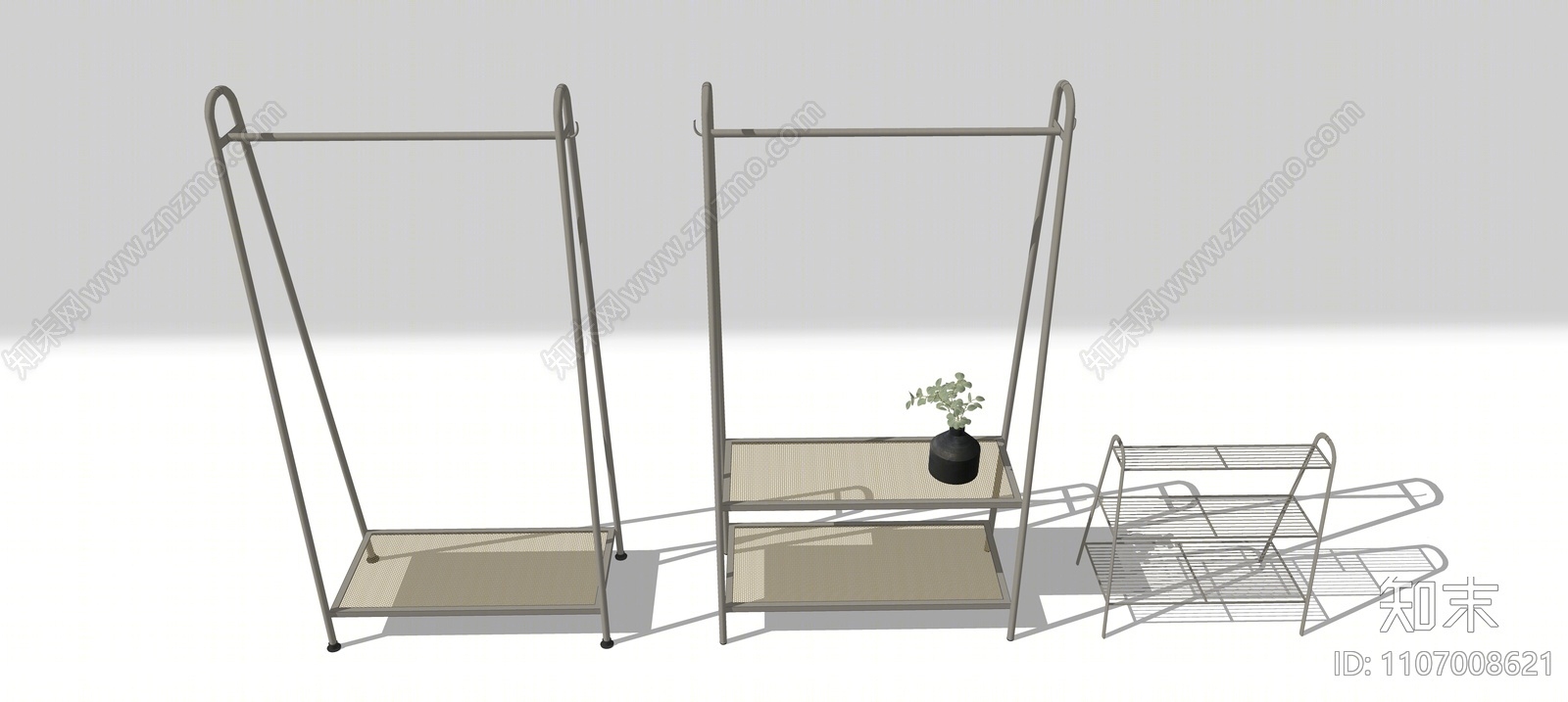 现代衣架SU模型下载【ID:1107008621】