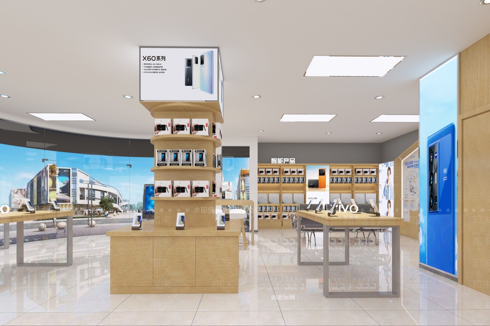 现代数码店3D模型下载【ID:1107013609】