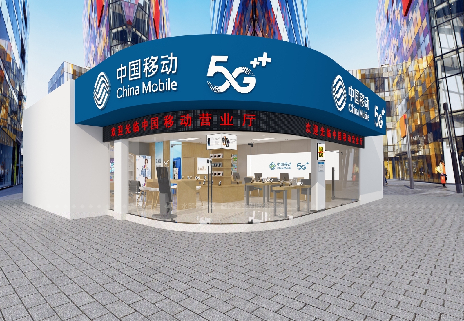 现代数码店3D模型下载【ID:1107013609】