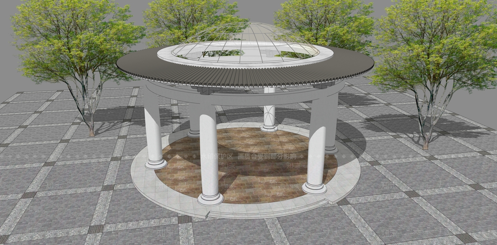 古典亭子SU模型下载【ID:1107029916】