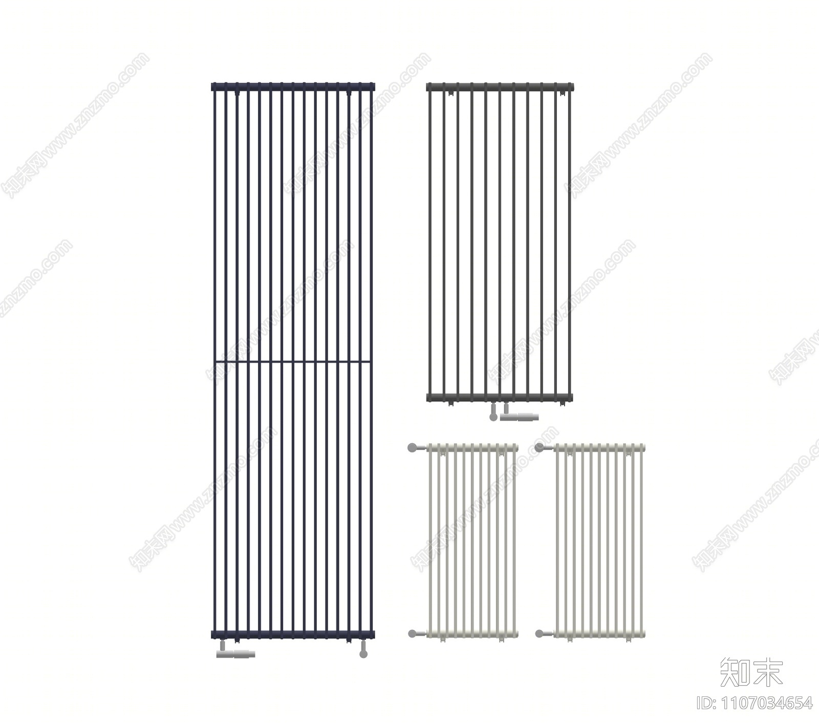现代暖气片SU模型下载【ID:1107034654】