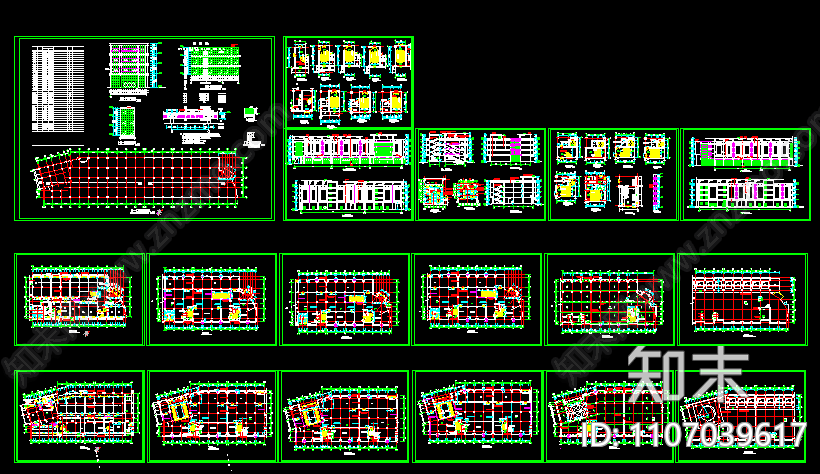 大型商场建筑cad施工图下载【ID:1107039617】