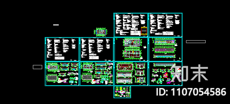 曹庙乡派出所服务用房建筑图设计cad施工图下载【ID:1107054586】