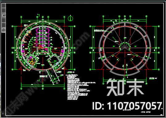 服务中心点公共卫生间厕所建筑施工图下载【ID:1107057057】