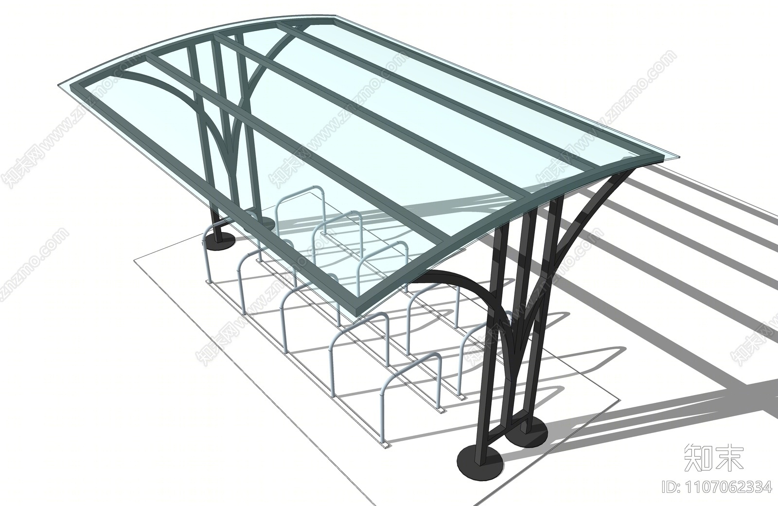 现代遮阳棚SU模型下载【ID:1107062334】