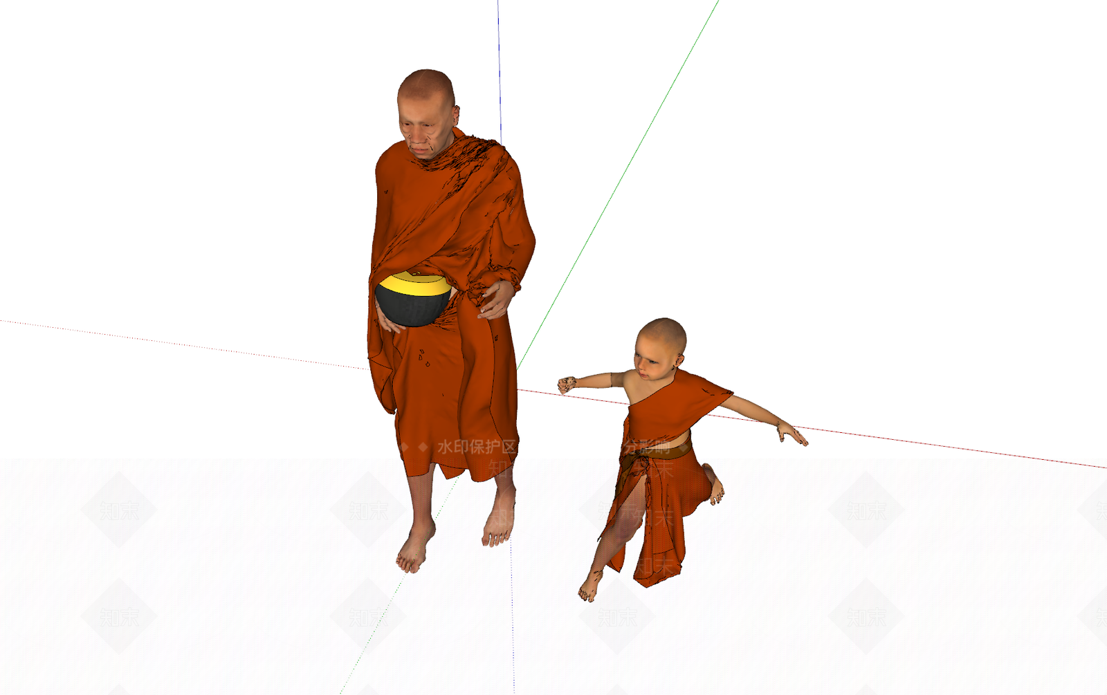 男人SU模型下载【ID:1107076007】