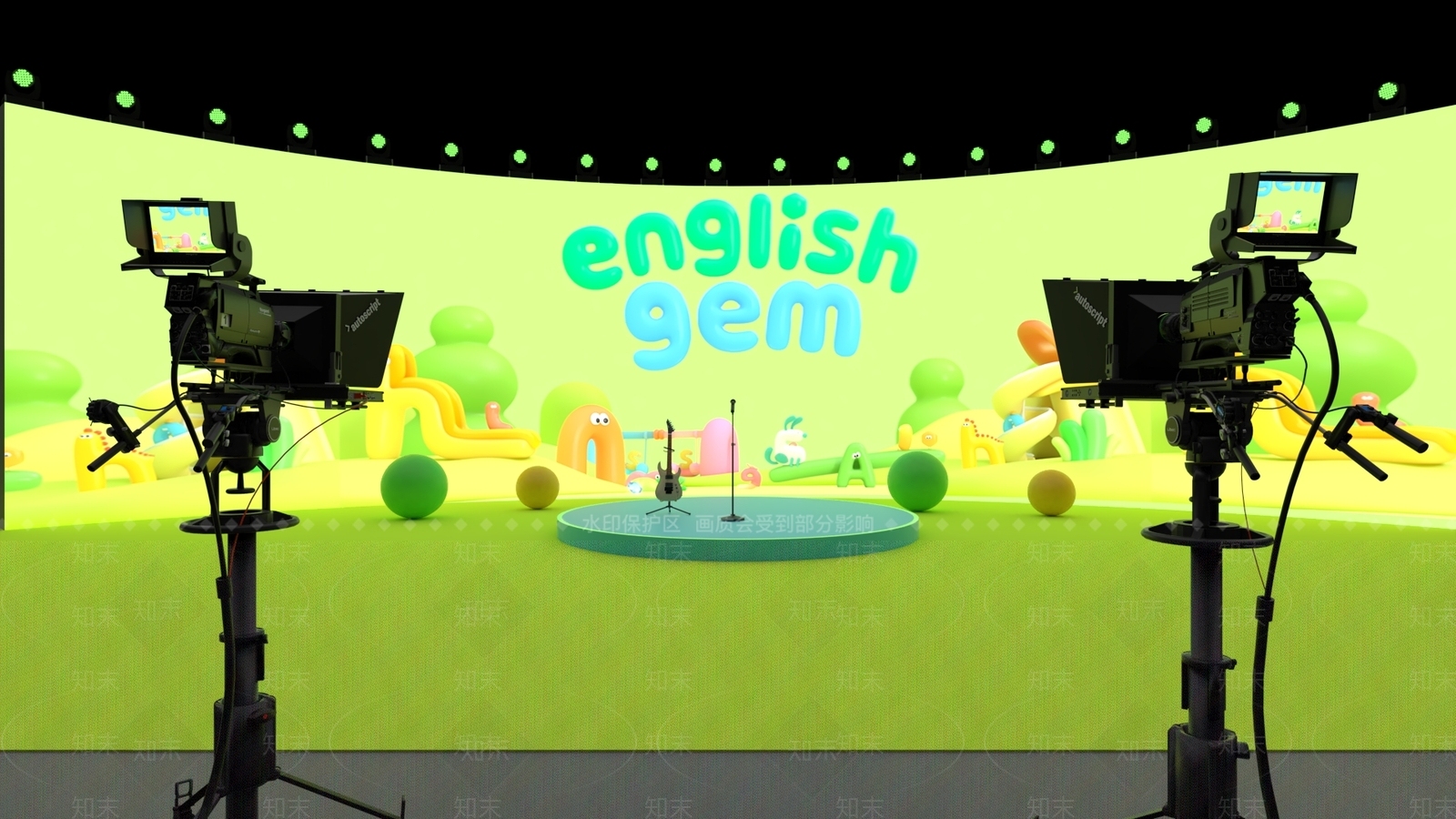 现代直播间SU模型下载【ID:1107085167】