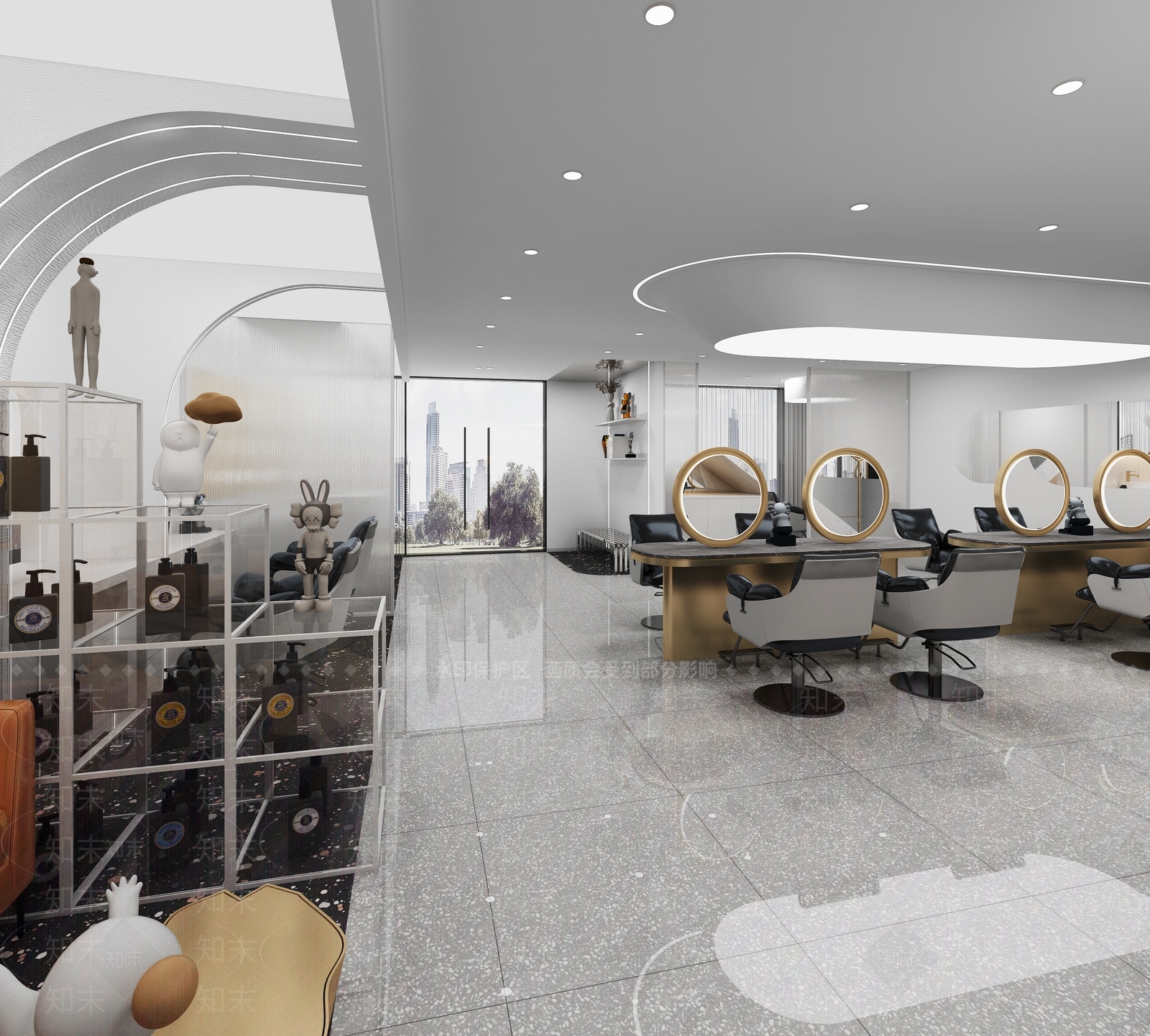 现代理发店3D模型下载【ID:1107088641】