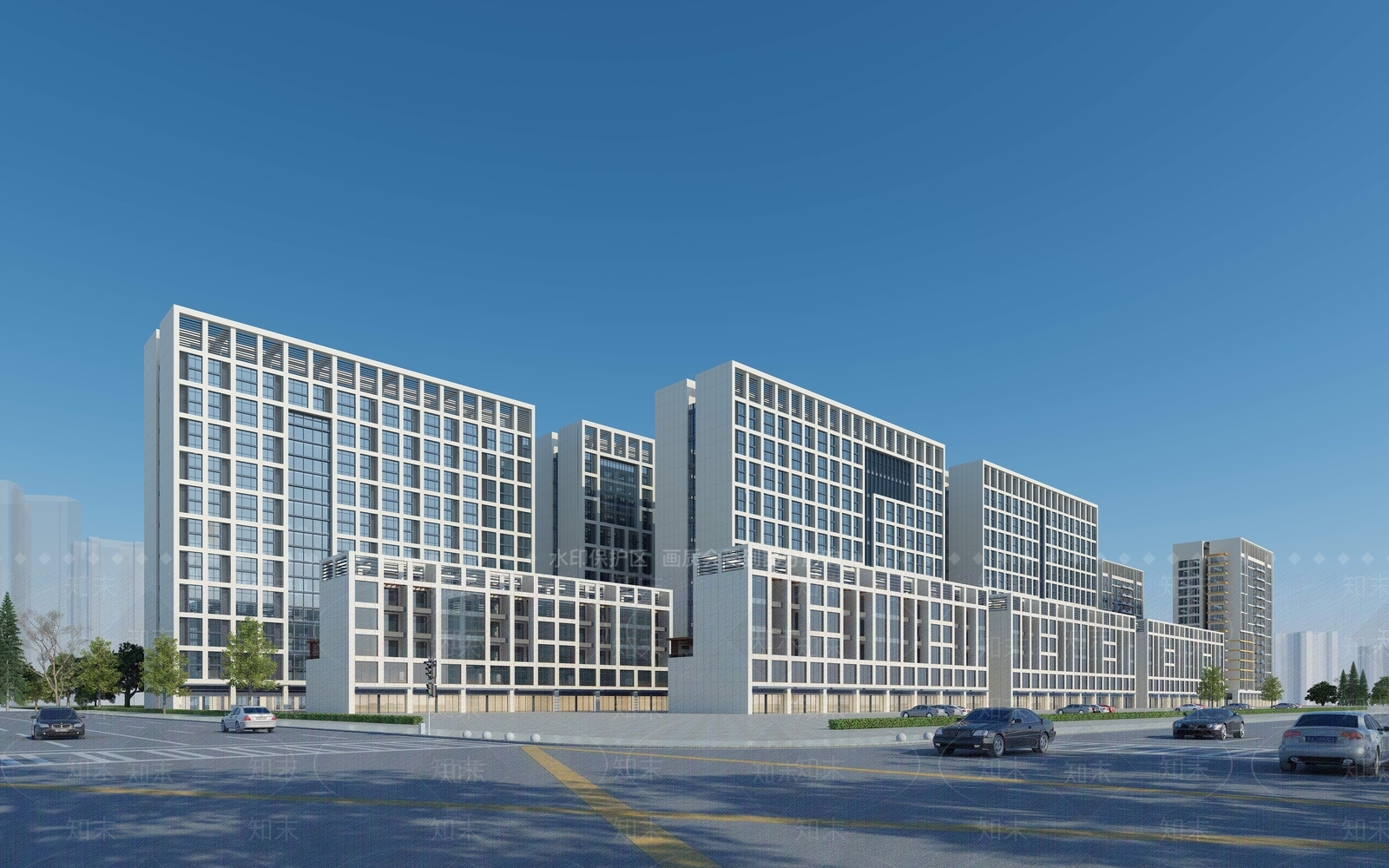 现代工业厂房公寓3D模型下载【ID:1107097717】