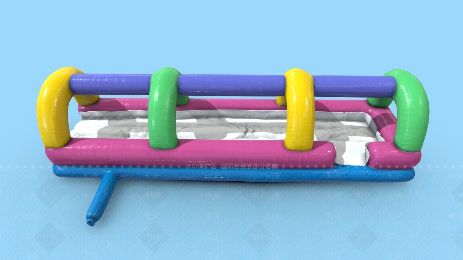 现代充气城堡3D模型下载【ID:1107102393】