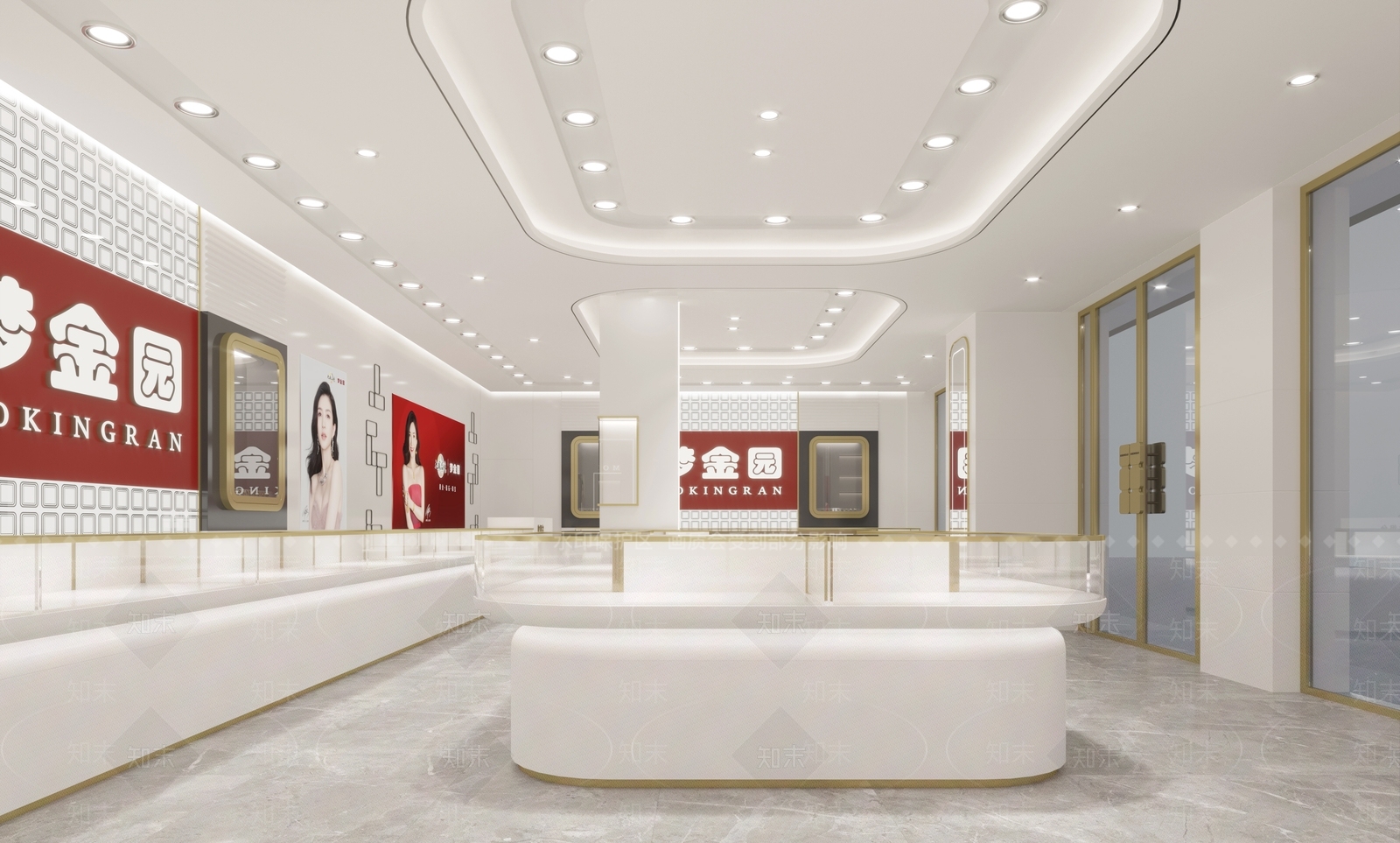 现代珠宝店3D模型下载【ID:1107103553】