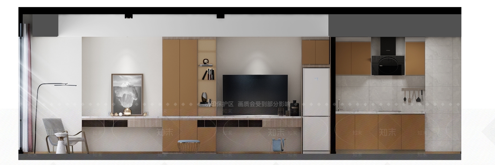 现代单身公寓3D模型下载【ID:1107119832】