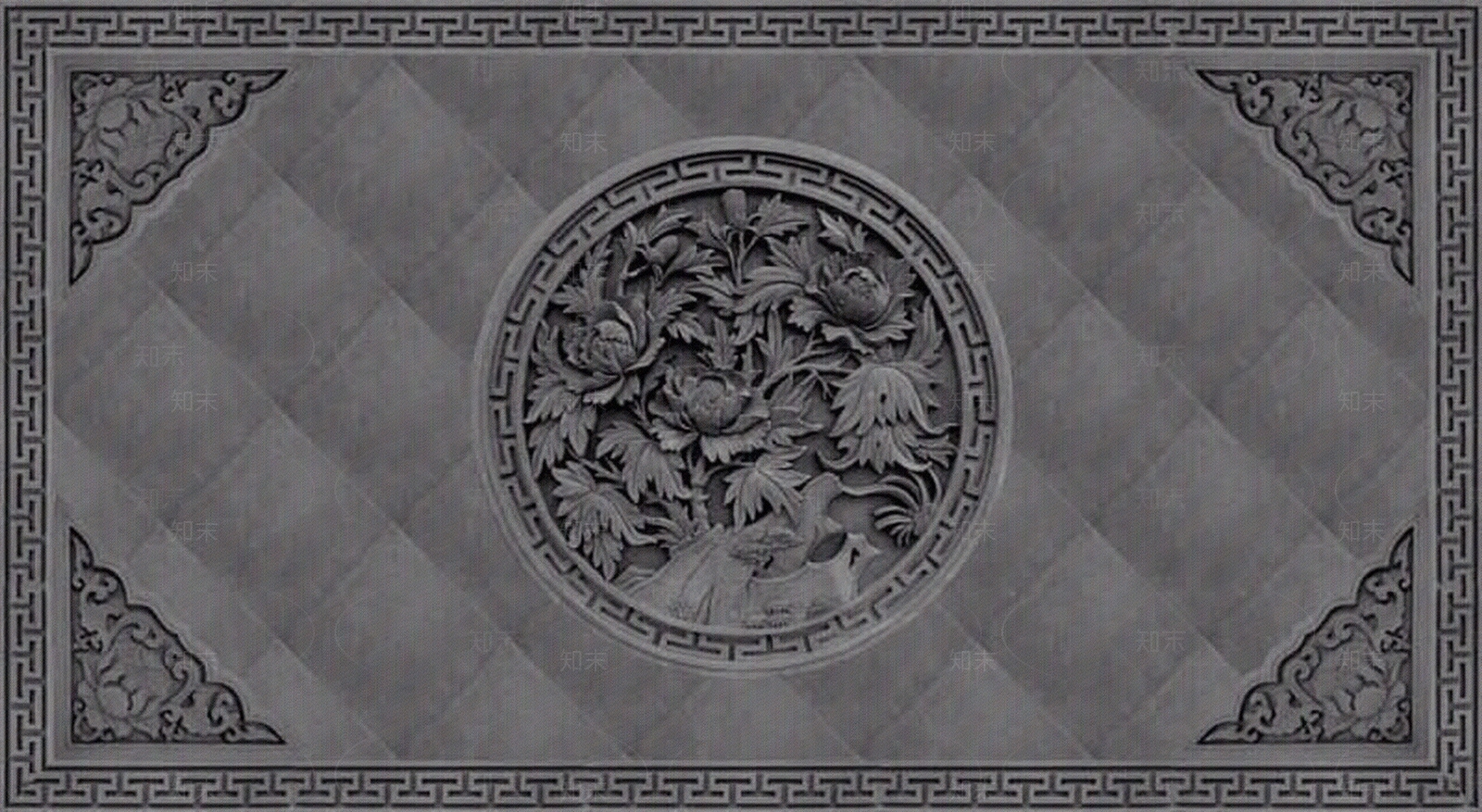 中式浮雕贴图贴图下载【ID:1107128720】